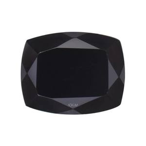 "4X6mm Cojín Corte Espinela negra natural Precio de fábrica al por mayor Piedras preciosas sueltas facetadas de alta calidad Espinela negra natural - Product Image 1