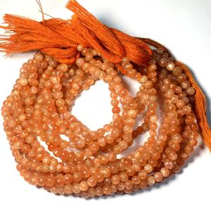 High Quality Loose Sunstone Shape Natural <b>Stone</b> <b>Beads</b> for Jewelry Making Wholesale Price Per Strand for Necklaces and Bracelets - Product Image 1