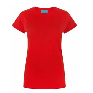 Bestseller Baumwolle weiß T-Shirt weiß T-Shirt Frauen Großhandel Frauen Polyester Sublimation Blank T-Shirt
