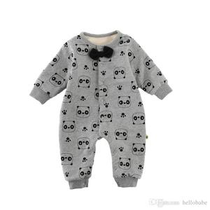 100% algodón orgánico ropa de bebé recién nacido traje de bebé mameluco de mameluco del bebé - Product Image 2