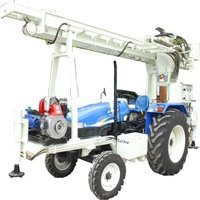 Foreuse rotative PRL PDTHR montée sur tracteur, diesel, profondeur max. 300 m, diamètre 150 mm, pour puits d'eau
