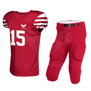 Nueva Camiseta de Fútbol Americano Personalizada para Equipos Adultos, Venta al por Mayor, Transferencia Térmica, Nylon/Cachemira, Secado Rápido, Protección UV - Product Image 3