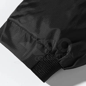 Veste coupe-vent d'hiver solide et décontractée pour hommes imperméable et respirant toile tissu col montant activités de plein air vente en gros nouveau - Product Image 5