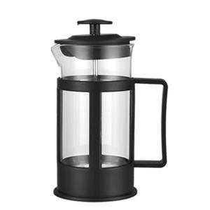 High temperature resistant 350ml 600ml 800ml 1L borosilicate glass plastic french press coffee tea pot