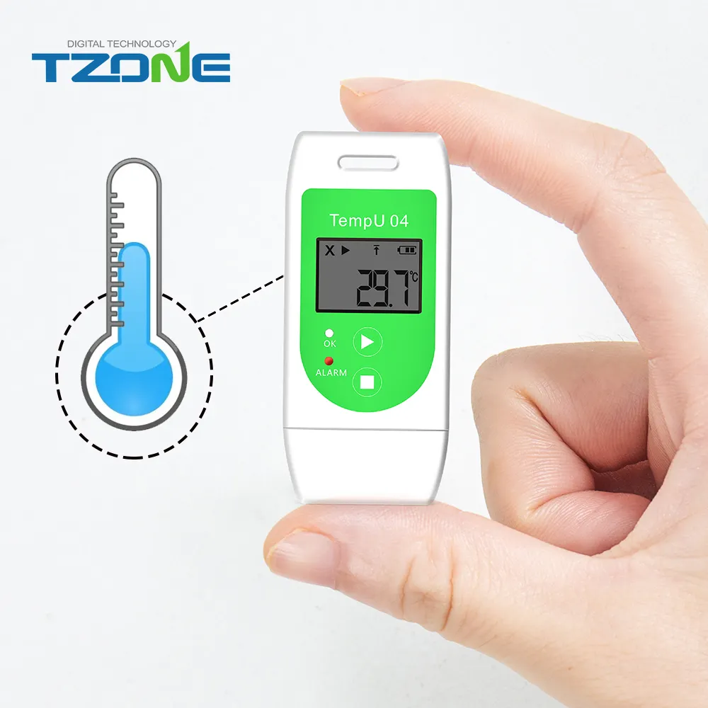 Multi-Use USB Digital Temperature Controller Temperature and Humidity Data Loggers Cooler Box Temp Monitoring For Drug Monitor