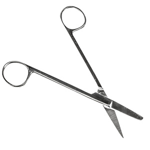 Disponible en stock, fabricación directa de fábrica, tijeras de iris, dentado, curvo, recto, quirúrgico, de acero inoxidable - Product Image 5