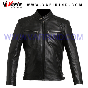 Chaqueta de Motociclista de Piel de Oveja 100% Genuina para Hombre, a la Moda, Ecológica, Transpirable, Impermeable y Cortavientos para Invierno - Product Image 6