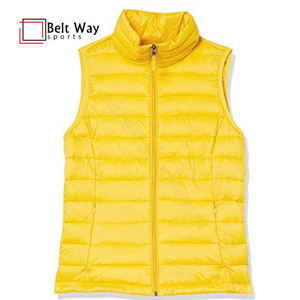 Chaqueta acolchada de nailon para mujer de alta calidad 2024 Chaleco de punto de algodón 100% estilo informal con cremallera precio barato - Product Image 4