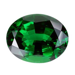 Turmalina verde natural de corte ovalado de 9X11mm, precio al por mayor, piedra preciosa suelta facetada de alta calidad, turmalina verde natural - Product Image 1