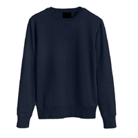 Pull en maille col rond pour homme de haute qualité, 100 % coton, respirant, anti-rétrécissement, séchage rapide, grandes tailles, vêtement d'hiver personnalisé 7GG
