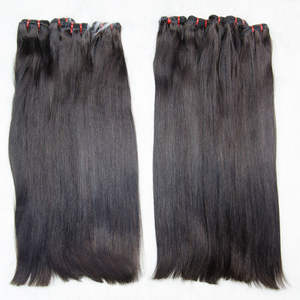 Extensions de cheveux humains indiens, 24 pièces, tissage naturel, vierge, vente en gros - Product Image 3