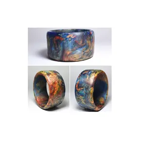 Top trending new style marble effect round resin bangle at best price manufacturer and exporter from India
