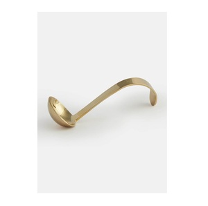 Cuchara para cubiertos de color dorado de latón con mango de diseño de árbol Cuchara de latón y cuchara de latón para uso doméstico a la venta - Product Image 4