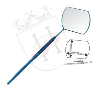 Extension de cils automatique rond et rectangulaire, miroir à poignée confortable, de couleur bleue, Extension de cils - Product Image 2