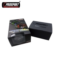 Nouveau manomètre numérique de pression d'huile 52 mm pour la série JDM avec affichage analogique et numérique pour voiture et camion (12V) - Cadran noir
