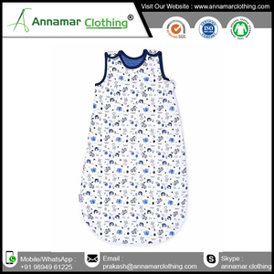 Saco de dormir de bebé de algodón orgánico certificado 100 más vendido saco de dormir de bebé de alta calidad para bebés unisex con personalización - Product Image 4