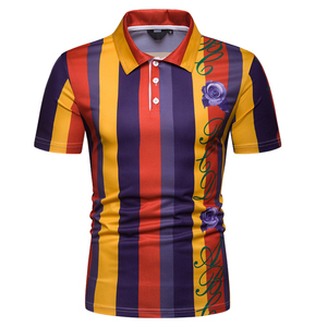 ระบายอากาศน้ำหนักเบาวัสดุระเหิดผู้ชายเสื้อโปโล - Product Image 2