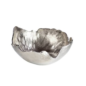 Vente en gros de bols à fruits modernes de luxe en aluminium poli, fabriqués à la main - Product Image 5