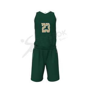 ชุดเครื่องแบบบาสเก็ตบอลคอวีแห้งเร็ว,ชุดเครื่องแบบบาสเก็ตบอลสวมใส่สบายขายส่งแบบระเหิดสั่งทำ - Product Image 4