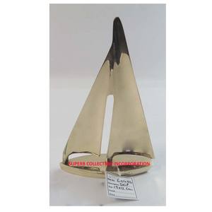 Velero de latón decorativo dorado - Product Image 2