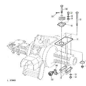 JD Tractor Bolt Número de pieza 19M7168 Reemplazo de alta calidad Componente resistente Durable OEM Equipo agrícola Acero inoxidable - Product Image 2