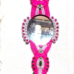 Beautifully Handmade Macrame Mirror - Product Image 1