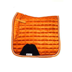 Euro Cavall Industries Estilo de moda Material ecológico de alta calidad Naranja Satén Caballo Sillín Cuello Color personalizable - Product Image 1