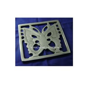 Nuevos y atractivos accesorios de mesa de salvamanteles de estrella decorativos modernos hechos de salvamanteles de plata de metal al precio más bajo - Product Image 4