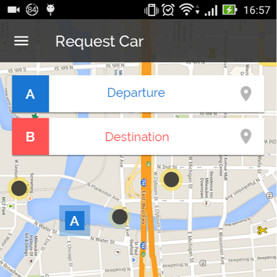 Приложение для аренды автомобиля/приложение для аренды ухода