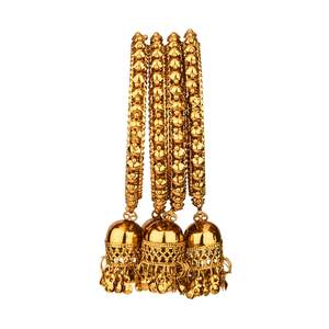 Conjunto de pulseras con cuentas y borlas, brazalete bohemio Vintage, antiguo, gitano, Tribal, indio, oxidado, plateado - Product Image 2