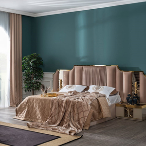 Meubles de Style européen et arabe, sur mesure, ensemble de chambre à coucher, Table de chevet, coiffeuse, meubles de luxe, 17 pièces - Product Image 1