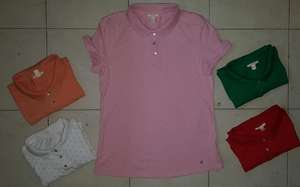 Lots de vêtements restants / étiquettes de marques de vêtements, chemises polo décontractées à manches courtes pour femmes, tenues en coton, stock du Bangladesh - Product Image 4