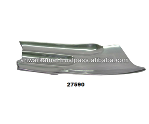 Assiettes de service décoratives en aluminium argenté pour table à manger, mariage et fête - Product Image 1