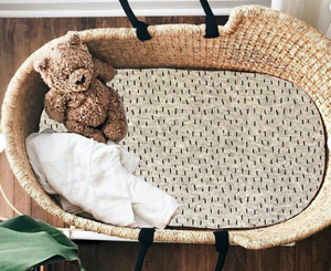 <b>Muslin</b> Bassinet Sheet 100% Pure Organic Cotton Bassinet Sheets From India - Product Image 2