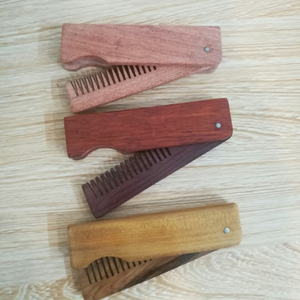 Peigne en bois et pour barbe, nouvelle collection 100% naturel, petite taille, pour cheveux, à bas prix et quantité minimale de commande - Product Image 3
