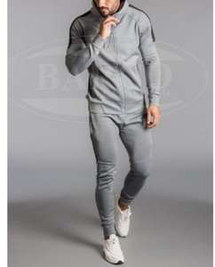 Chándal de hombre con logotipo personalizado OEM, ropa deportiva para hombre, chándal de hombre cómodo de gimnasio ajustado personalizado con buen precio de fábrica - Product Image 3