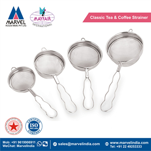ที่กรองชาและกาแฟสแตนเลสแบบคลาสสิกขายดี พร้อมด้ามจับลวด - Product Image 4