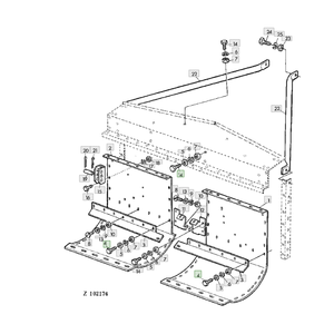 Vis à capuchon de tracteur JD Pièce de rechange de haute qualité pour machines agricoles Vis à capuchon durable Numéro de pièce 19M7284 - Product Image 5