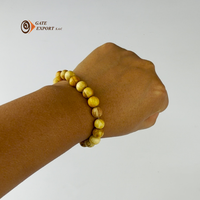 PALO SANTO-pulsera de cuentas, con cuentas, sostenible, de Perú