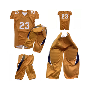 Uniformes de fútbol americano para adultos, aparejos impresos, sarga, poliéster y kits de malla con diseño de sublimación, estilo de juegos - Product Image 6