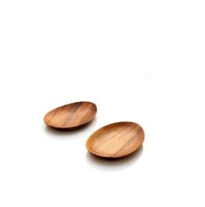 Décoration assiette alimentaire collation dessert assiette en bois ensemble en gros acacia assiette ronde utilisation mariage - Product Image 1