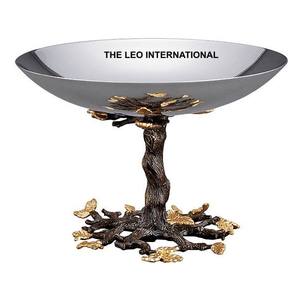 Bol décoratif de couleur brune Matériau en bois Forme de feuille Design très luxueux Bol de service à soupe à salade - Product Image 2