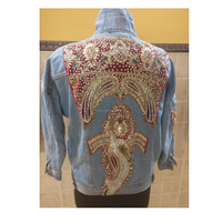 Veste Banjara de style bohème, veste de fête, robe de fête de Noël, veste en jean Banjara pour femmes