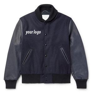 Custom Fashion Baseball Varsity <b>Jacket</b> Men's 100% Polyester Single Button Satin Bomber <b>Jacket</b> - Product Image 6