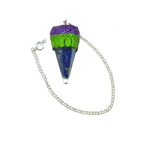 Fournisseur de Pendules Orgone Lapis Style Tibétain: Pendules Orgone Lapis Style Tibétain à vendre Pendules Cristal de Guérison - Product Image 1