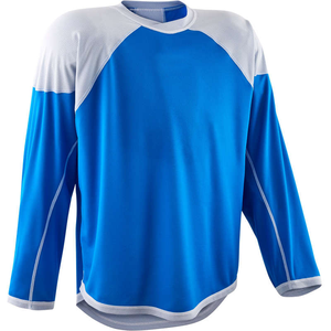 เสื้อฮอกกี้น้ำแข็งดีไซน์ใหม่ พิมพ์ลายแบบ Sublimation เต็มตัว ปรับแต่งชื่อทีมได้ สำหรับผู้ใหญ่ทุกเพศ  บริการ OEM จากอุตสาหกรรมเครื่องหนัง Barco - Product Image 5