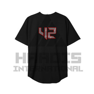 Uniforme de béisbol transpirable de alta calidad Uniforme de béisbol de manga corta Uniforme de béisbol a granel - Product Image 4