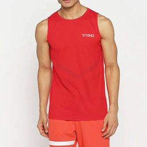 Customizable Summer Casual Gym <b>Singlets</b> Quick Dry Breathable Sleeveless Workout Tank Printed Cotton Muscle Sports for Fitness - Product Image 1