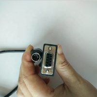 Cable de programación RS232 DB9 hembra a 4 pines Mini DIN macho