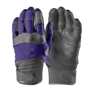 Gants de frappe de baseball professionnels de haute qualité en spandex/nylon pour adultes - Prise en main robuste, logo de couleur personnalisé, toutes saisons - Product Image 6